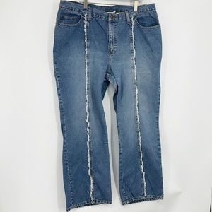 Vintage Y2K Faded Glory Denim Blue Jeans Size 20W Plus Size Early 2000s